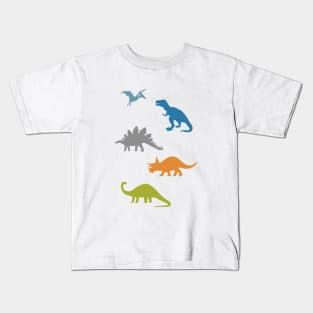 Primary Dinosaurs Kids T-Shirt